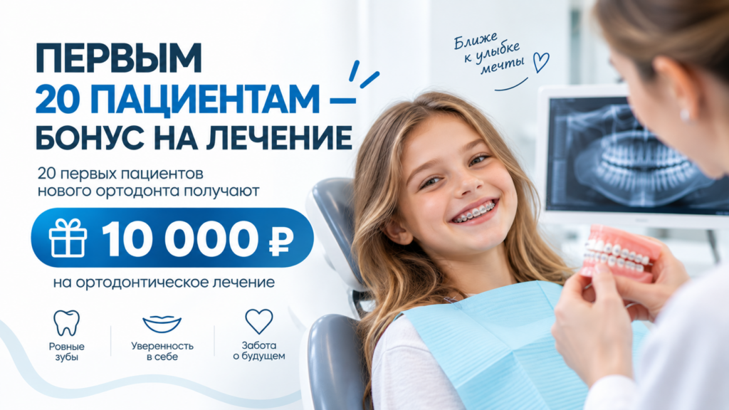 Первым 20 пациентам — бонус на лечение
